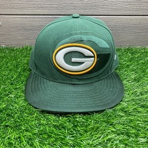 New Era 59Fifty NFL Green Bay Packers Fitted Hat Cap Size 7 1/4